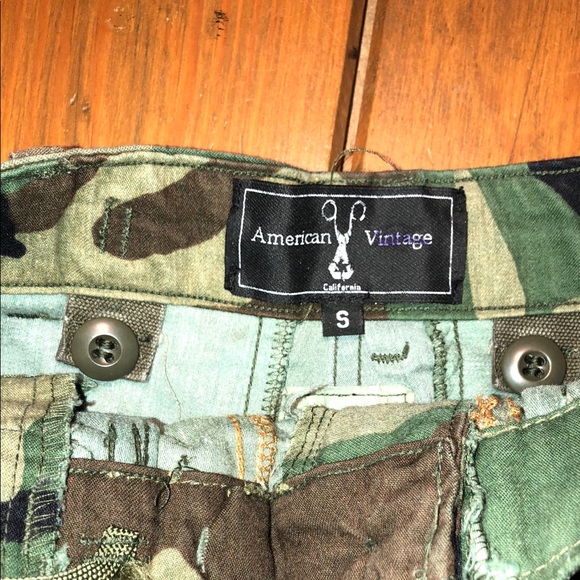 AMERICA VINTAGE CALIFORNIA CAMO MINI SKIRT - Picture 5 of 7